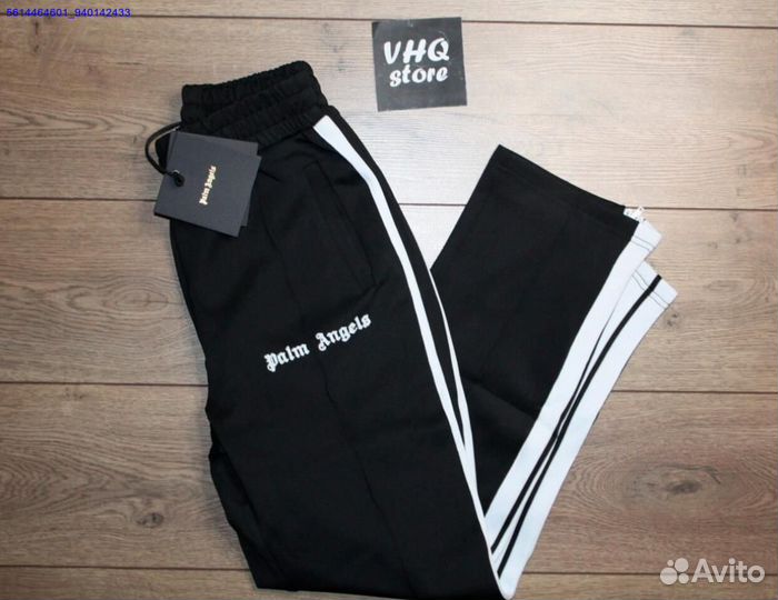 Штаны черные Palm Angels (Арт.29034)