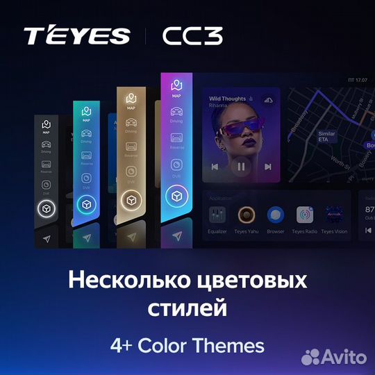 Магнитола teyes CC3 3/32 Toyota C-HR