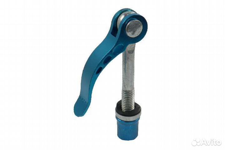 Зажим сидения металлический М8х65мм синий