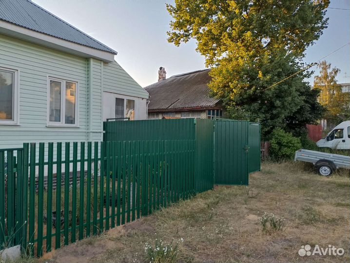 Заборы, ворота, навесы, лавочки, козырьки