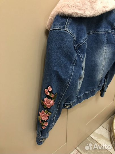Джинсовая куртка для девочки 104