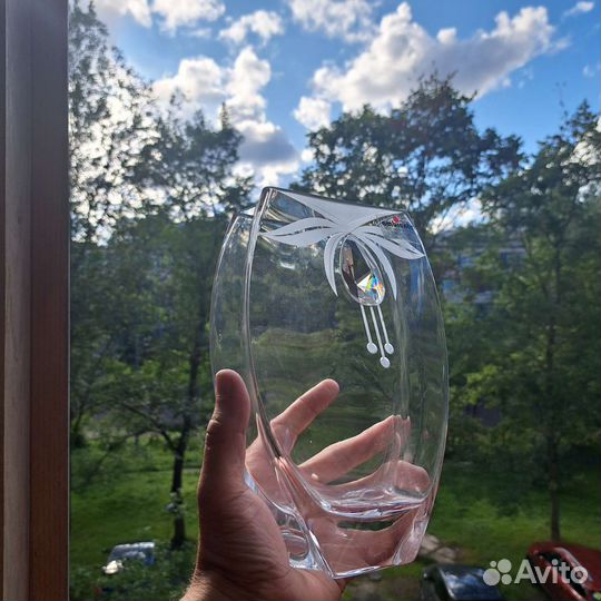 Ваза с кристалом swarovski