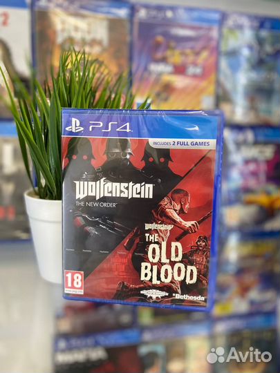 Wolfenstein The new order + The Old Blood ps4