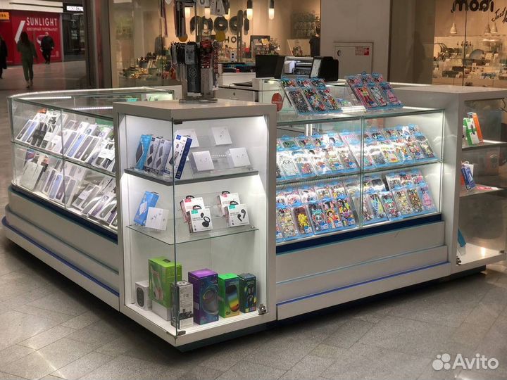 Торговый островок мобильные аксессуары