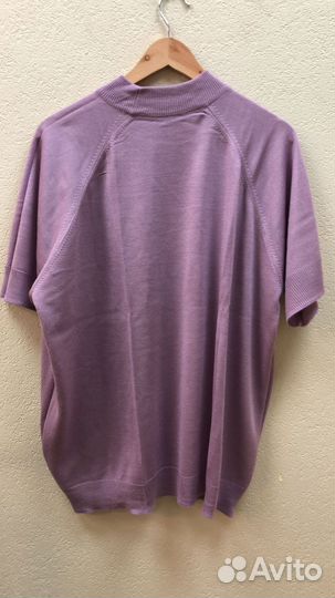 Джемпер сиреневый, размер 64