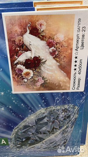 Алмазная мозайка на подрамнике