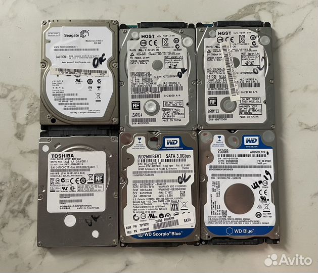 Жесткий диск для ноутбука 2,5”