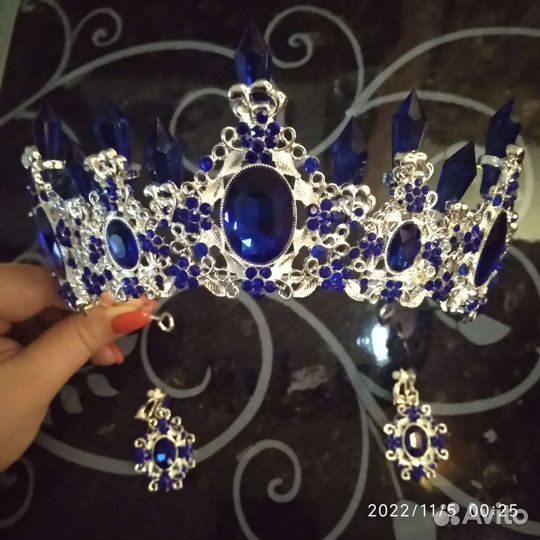 Диадема и серьги