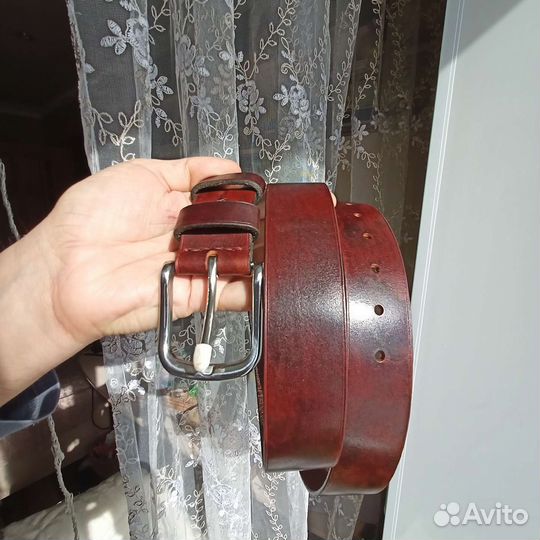 Мужской кожаный ремень
