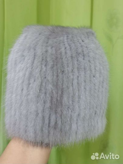 Шапка норковая женская