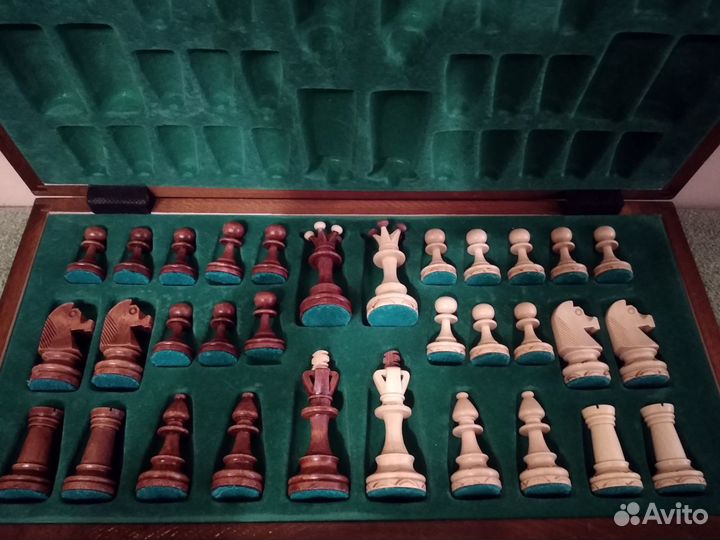 Шахматы ручная работа деревянные резные Senator