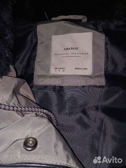 Пуховик женский демисезонный Zara