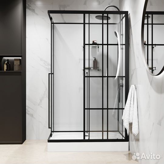 Душ.каб. Niagara Standart ST100/80/15QR/KL/BKT (1