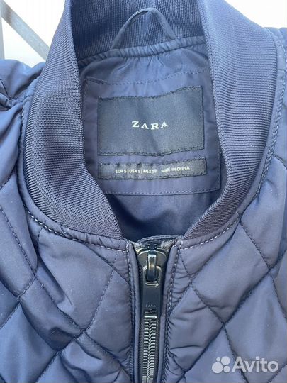 Бомбер мужской zara