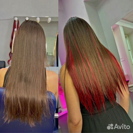 Афронаращивание волос/Наращивание волос