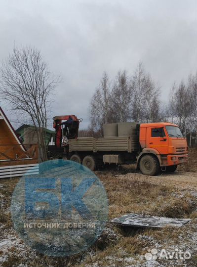 Бурение и установка колодцев машиной