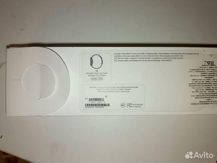 Часы apple watch se 44 mm