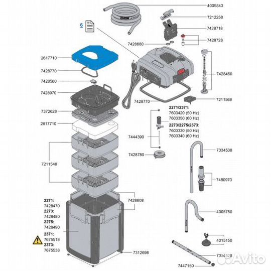 Фильтр внешний eheim professionel 4+ 350