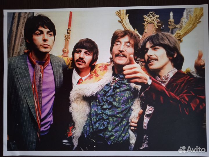 Постеры The Beatles 4 шт