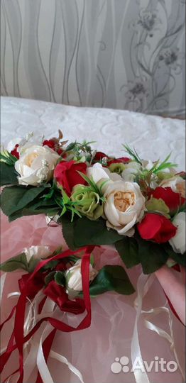 Свадебное украшение авто