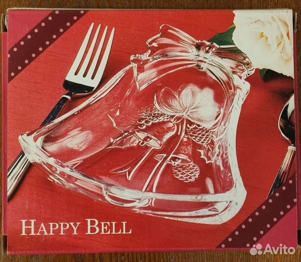 Тарелка колокольчик стекло. Soga, Япония