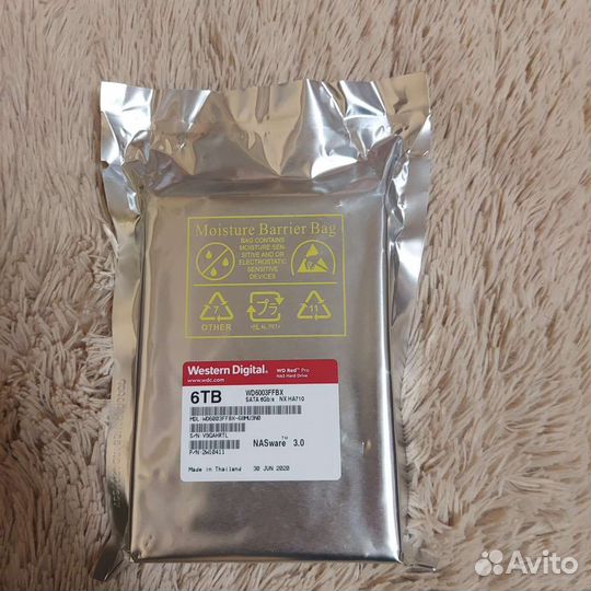 Жесткий диск Western Digital Red Pro 6 Тб Новый