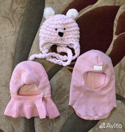 Детские шапочки, перчатки и рукавички краги