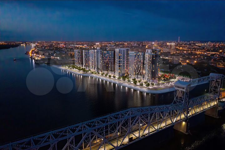 2-к. квартира, 67,1 м², 22/24 эт.