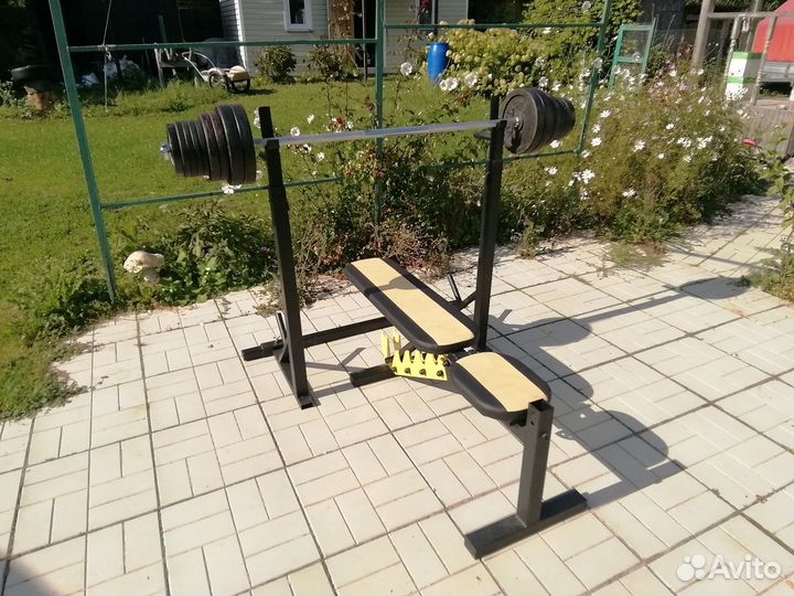 Штанга и гантели Kettler 95 кг