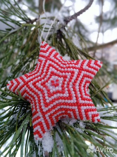 Звезда из бисера
