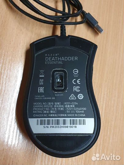 Игровая мышь razer deathadder essential