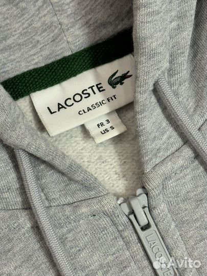 Оригинальное зип-худи Lacoste