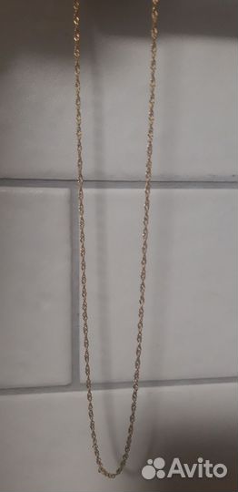 Цепочка из жёлтого золота 750 проба