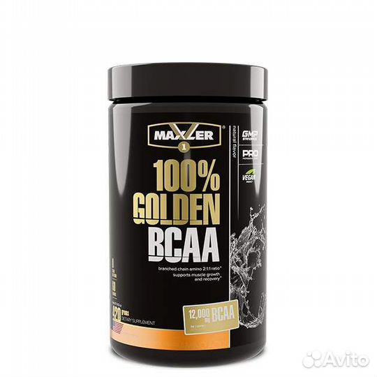 Maxler 100 Golden bcaa (420 гр.) (Яблоко)