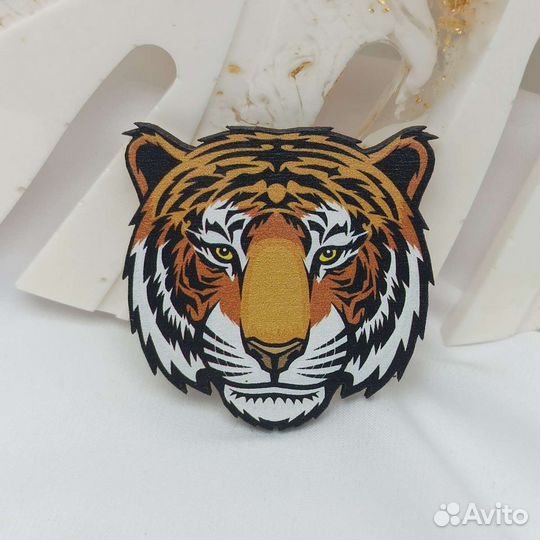Брошь значок Тигр символ Нового 2022 года