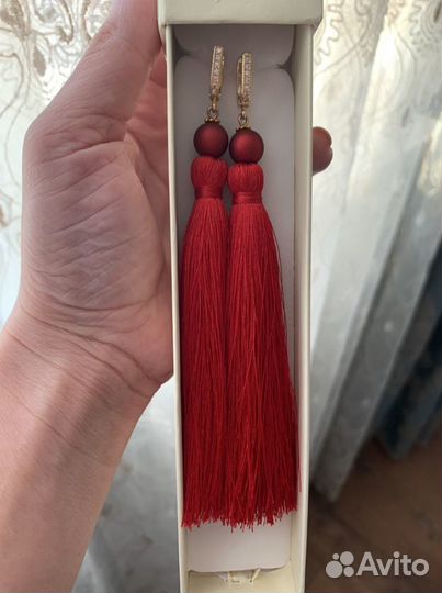Серьги кисти