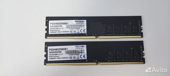 Оперативная память ddr4 16gb 2x8 2666