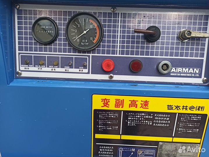 Компрессор Airman PDS125S №54-5046424