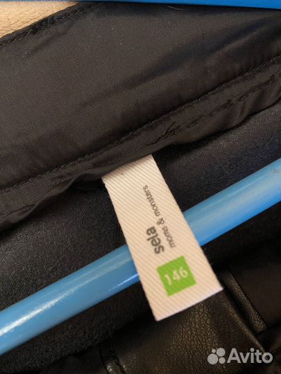 Брюки из экокожи 146