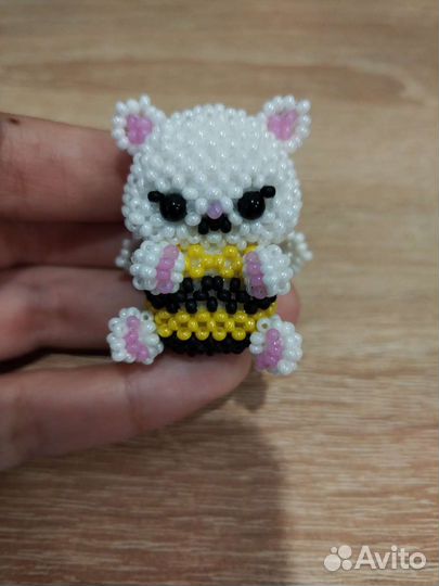 Котик из бисера