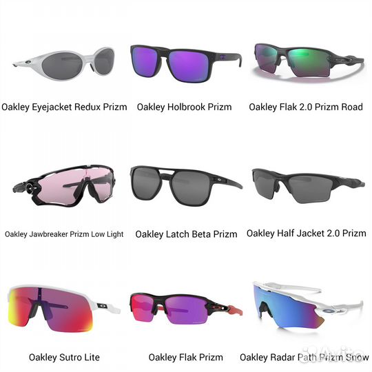 Солнцезащитные спортивные очки Oakley, Bliz