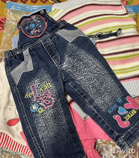 Вещи пакетом на девочку 80 86