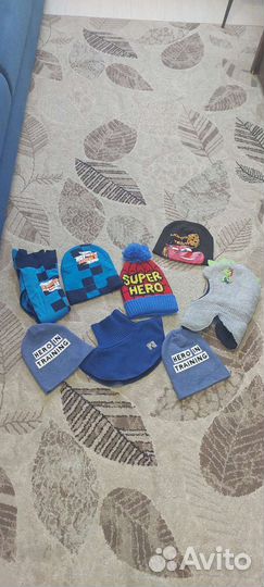 Шапки на мальчика