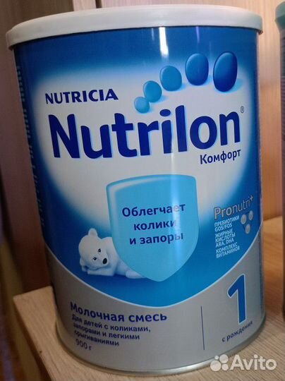 Смесь nutrilon 1 комфорт и NAN 1 optipro