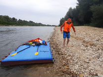 Плотик для подводной охоты своими руками из пенопласта