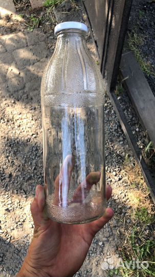 Стеклянная бутылка 1 л