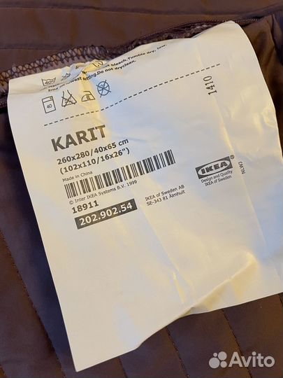 IKEA Karit комплект: покрывало и 2 чехла