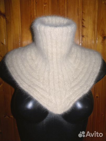 Манишка женская из собачьей шерсти Николь