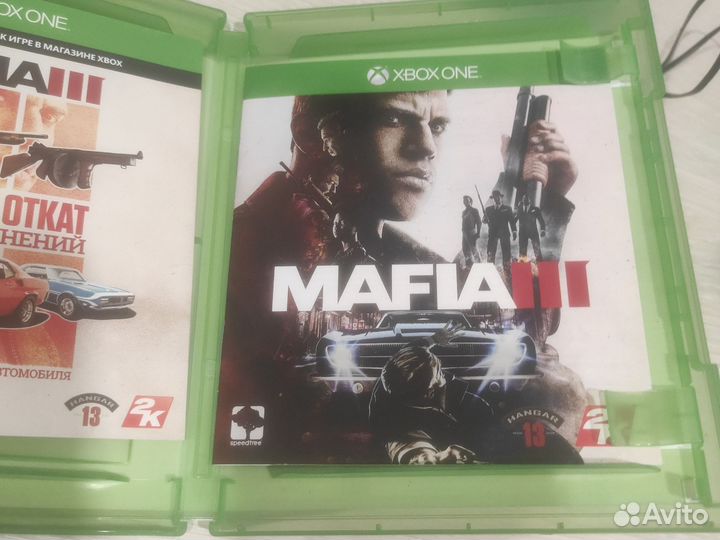 Диск с mafia 3 на xbox one