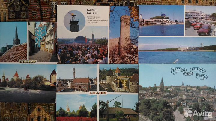 Открытки СССР - Таллин (80-е годы)